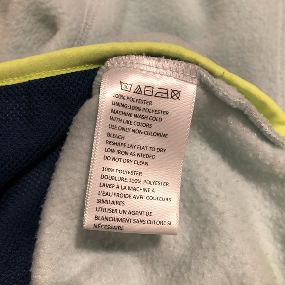 Urban Outfitters Ethan Fleece Half Zip Popover Jacket In Light Blue. NWOT! Sz S - Picture 9 of 9